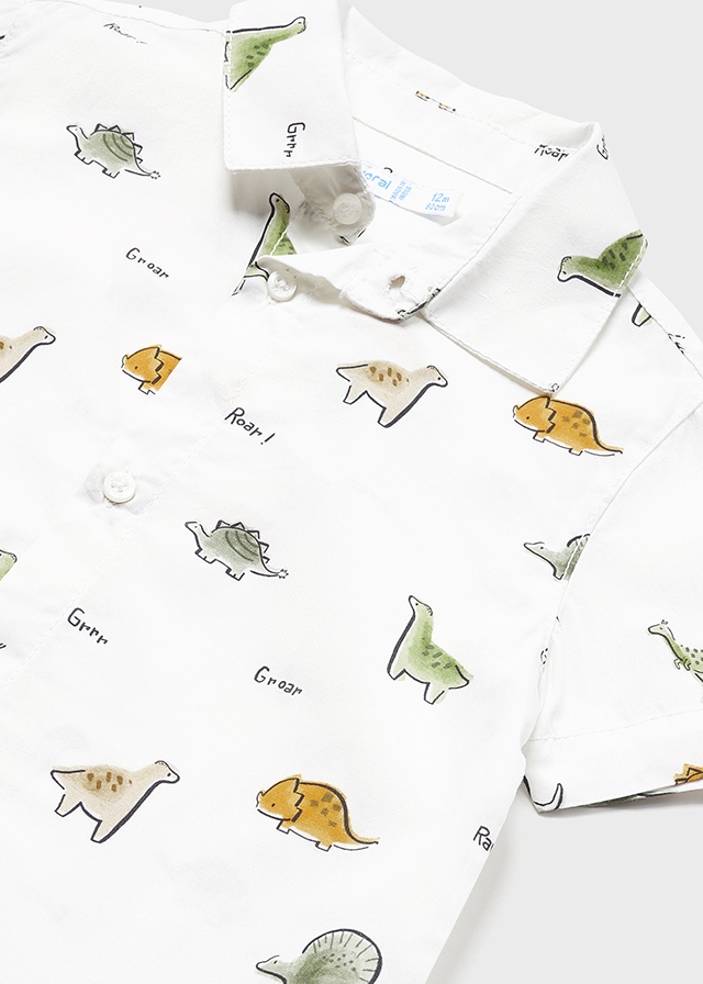Chlapčenská košeľa s krátkym rukávom - MYRL - dino