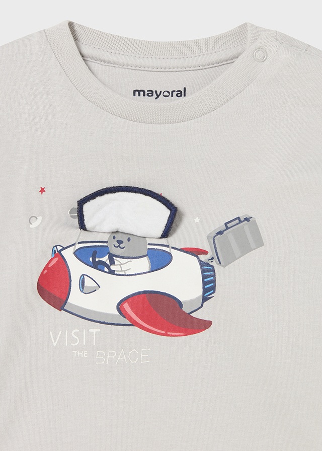 Chlapčenské tričko s dlhým rukávom - MYRL - Space