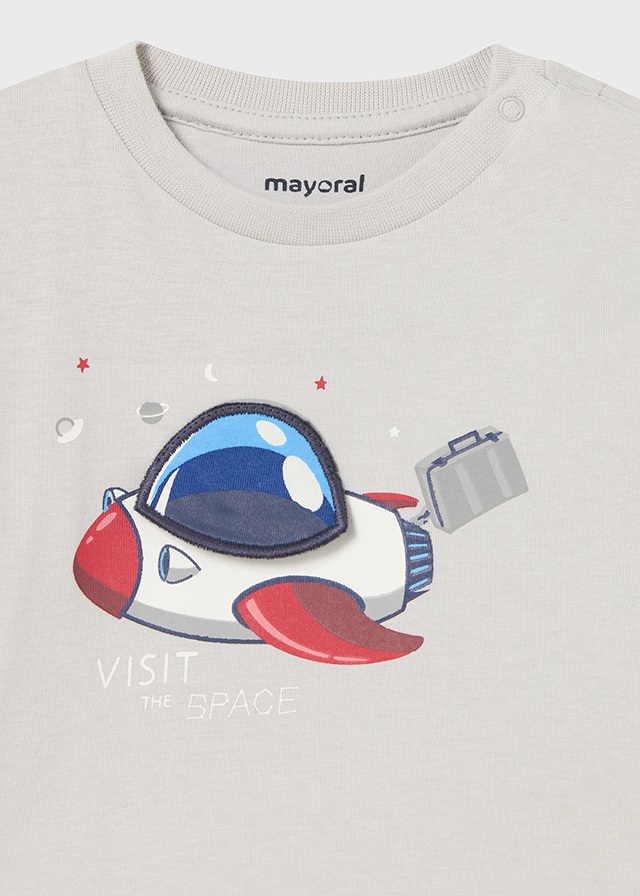 Chlapčenské tričko s dlhým rukávom - MYRL - Space