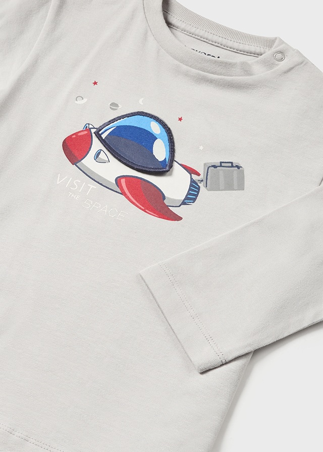 Chlapčenské tričko s dlhým rukávom - MYRL - Space