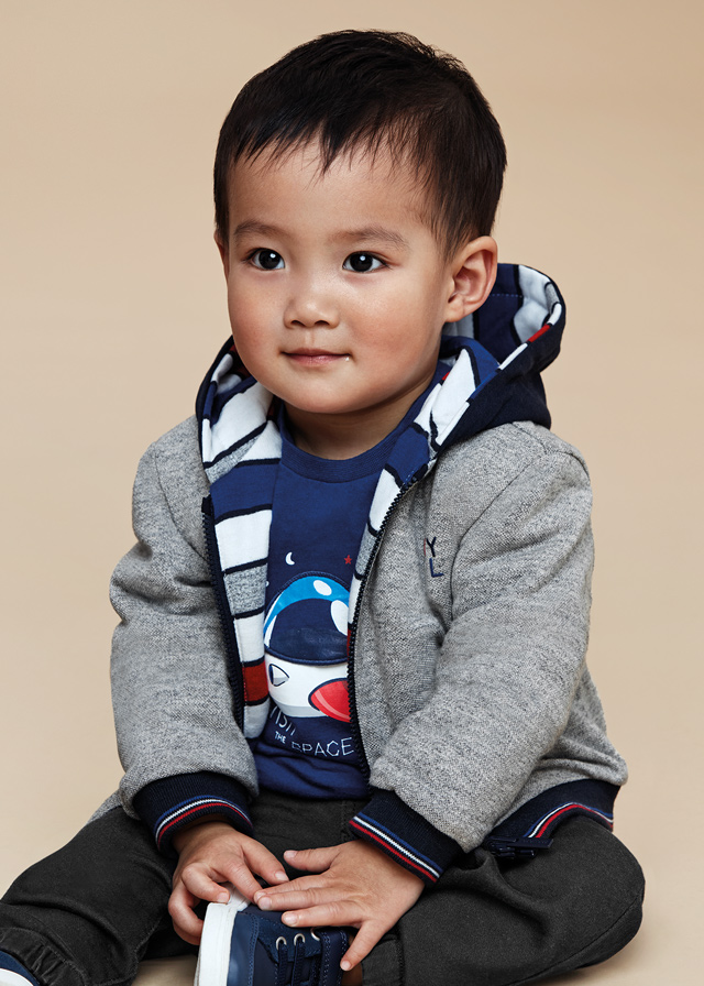 Chlapčenská mikina obojstranná - MYRL - reversible hoodie