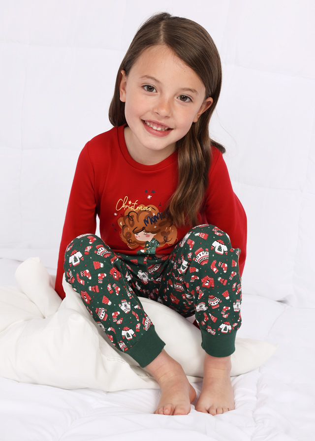 Dievčenské pyžamo - MYRL - 2set - Red