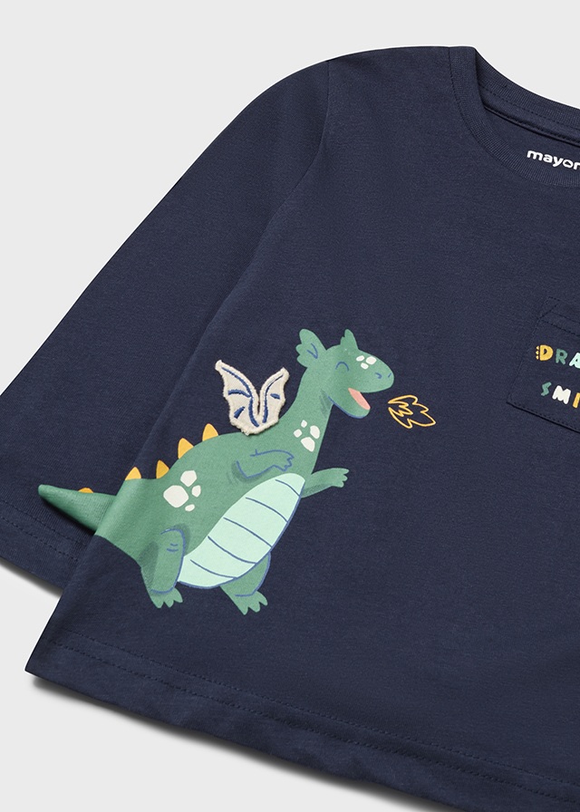 Chlapčenské tričko s dlhým rukávom - MYRL - Dragon