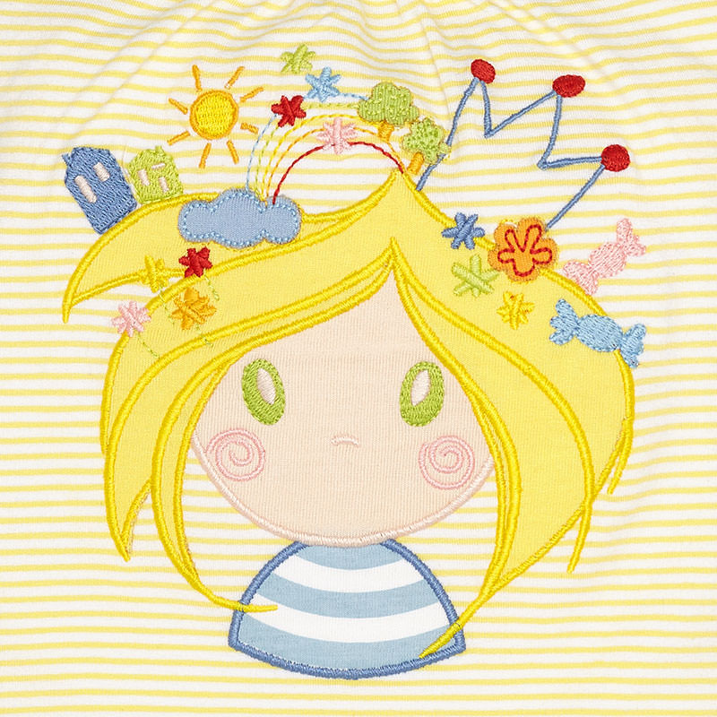 Dievčenské tričko s krátkym rukávom - FRILL