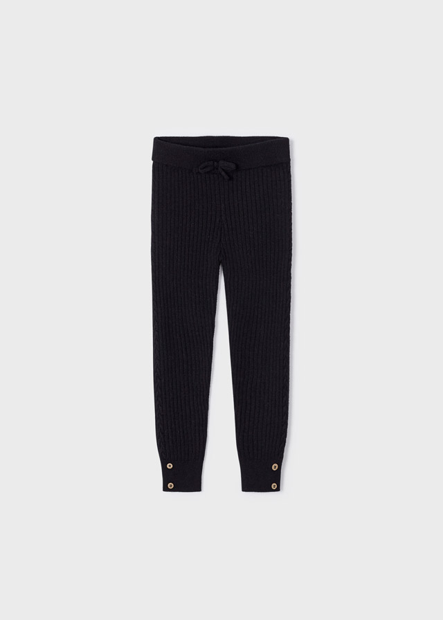 Dievčenské legíny - MYRL - rib-knit