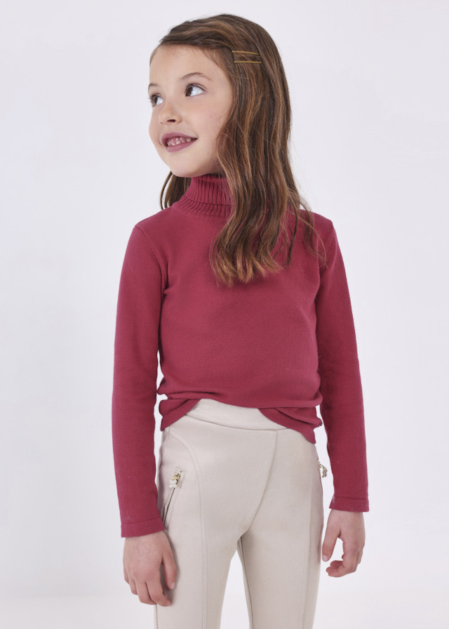 Dievčenský pulóver - roláčik - MYRL - turtleneck
