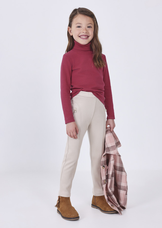 Dievčenský pulóver - roláčik - MYRL - turtleneck