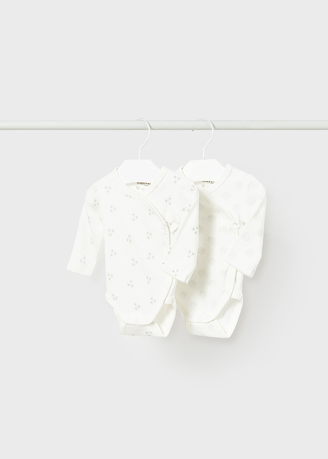 Dievčenské body s dlhým rukávom - MYRL - 2-set