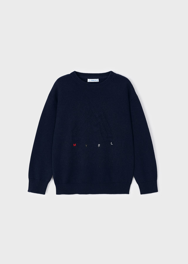 Chlapčenský pletený pulóver - MYRL - embroidered