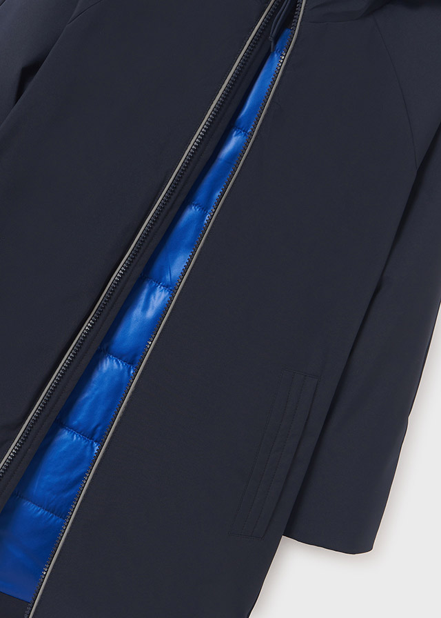 Chlapčenský kabát zimný - MYRL - long puffer jacket