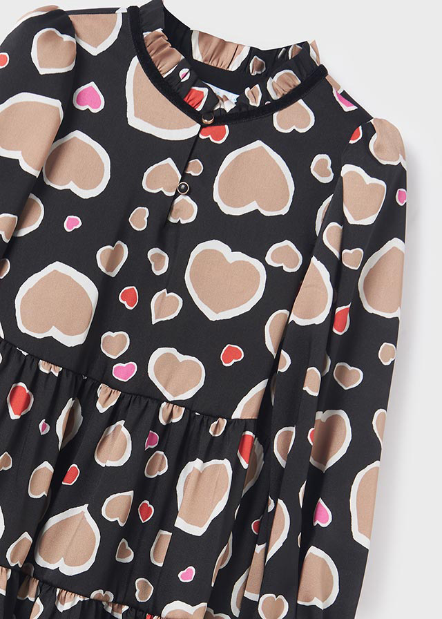 Dievčenské šaty - Abel&Lula - Heart Print Dress