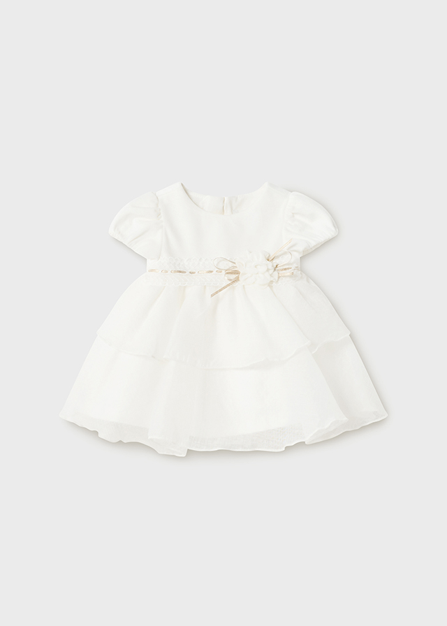Dievčenské šaty - MYRL - NB class - velvet and chiffon dress