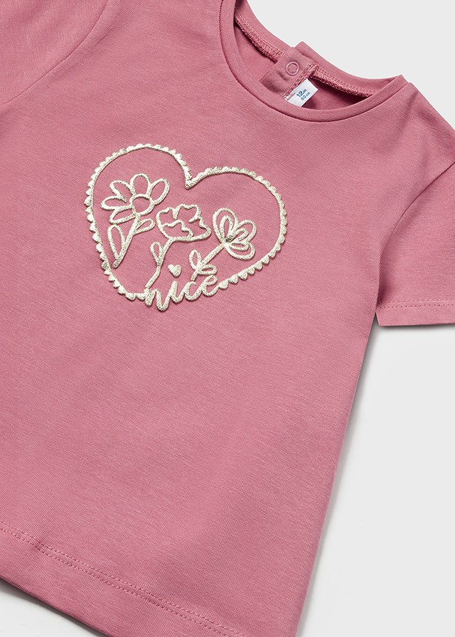 Dievčenské tričko s krátkym rukávom - MYRL - flower