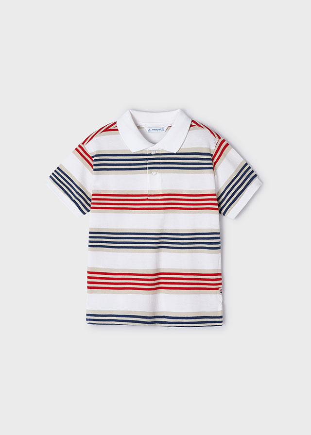 Chlapčenská polokošeľa s krátkym rukávom - MYRL - striped
