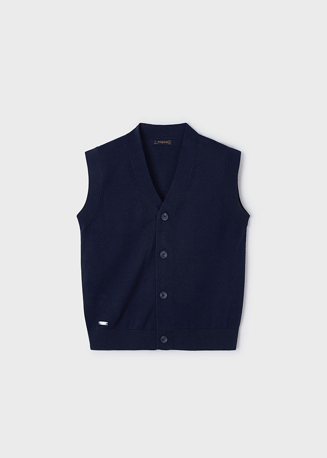 Chlapčenská vesta pletená - MYRL - knit