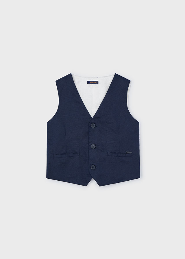 Chlapčenská vesta - MYRL - linen
