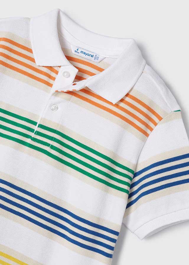 Chlapčenská polokošeľa s krátkym rukávom - MYRL - striped