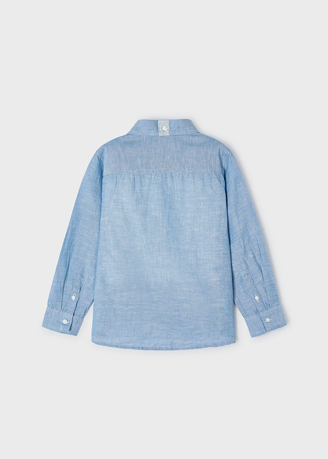 Chlapčenská košeľa s dlhým rukávom - MYRL - linen