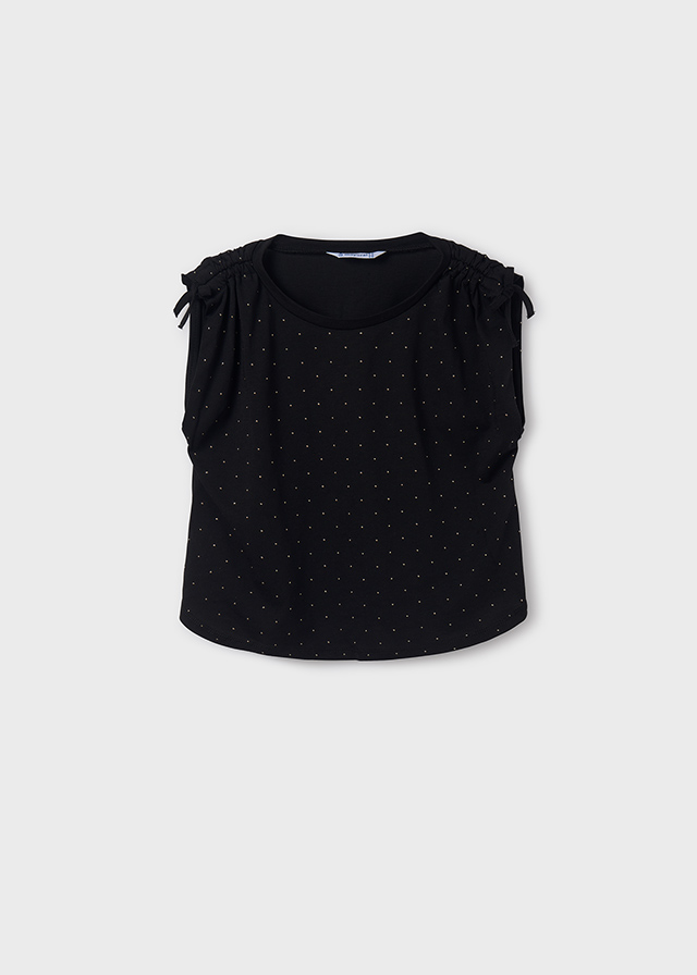 Dievčenské tričko bez rukávov - MYRL - dots