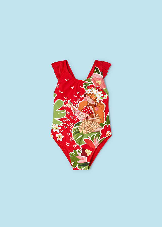 Dievčenské plavky - MYRL - printed swimsuit