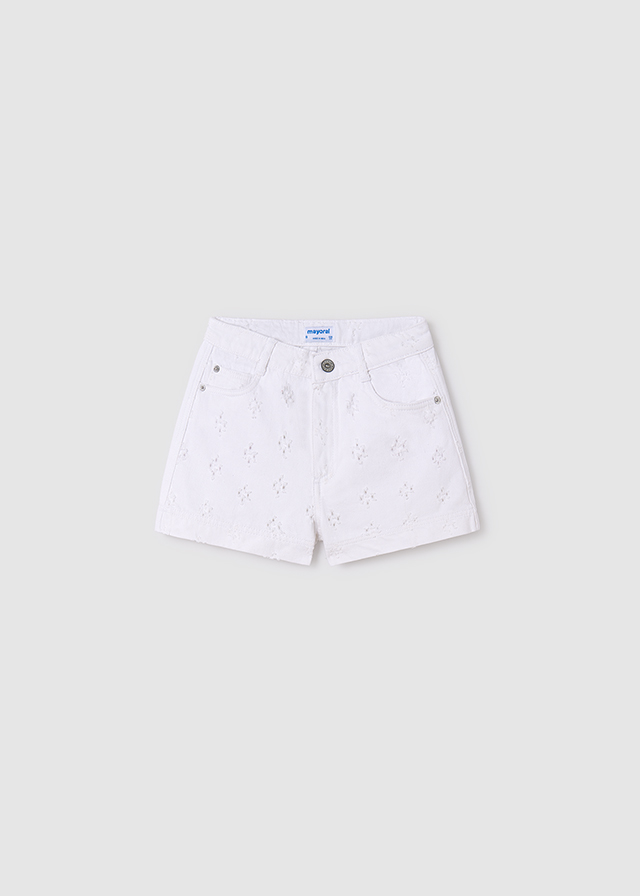 Dievčenské nohavice krátke - MYRL - twill