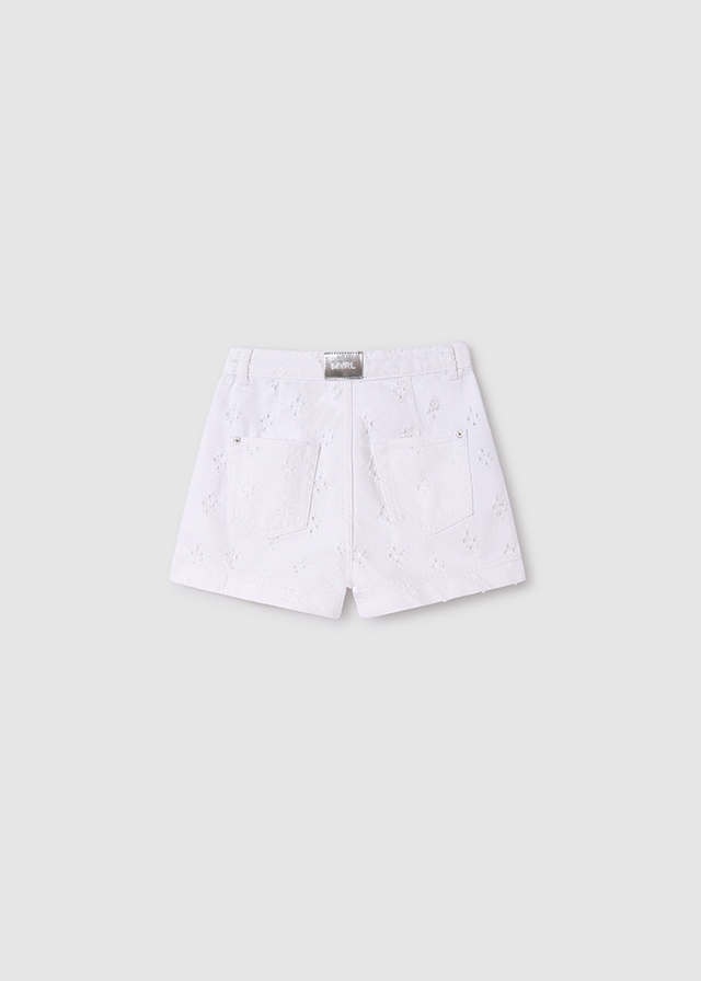 Dievčenské nohavice krátke - MYRL - twill