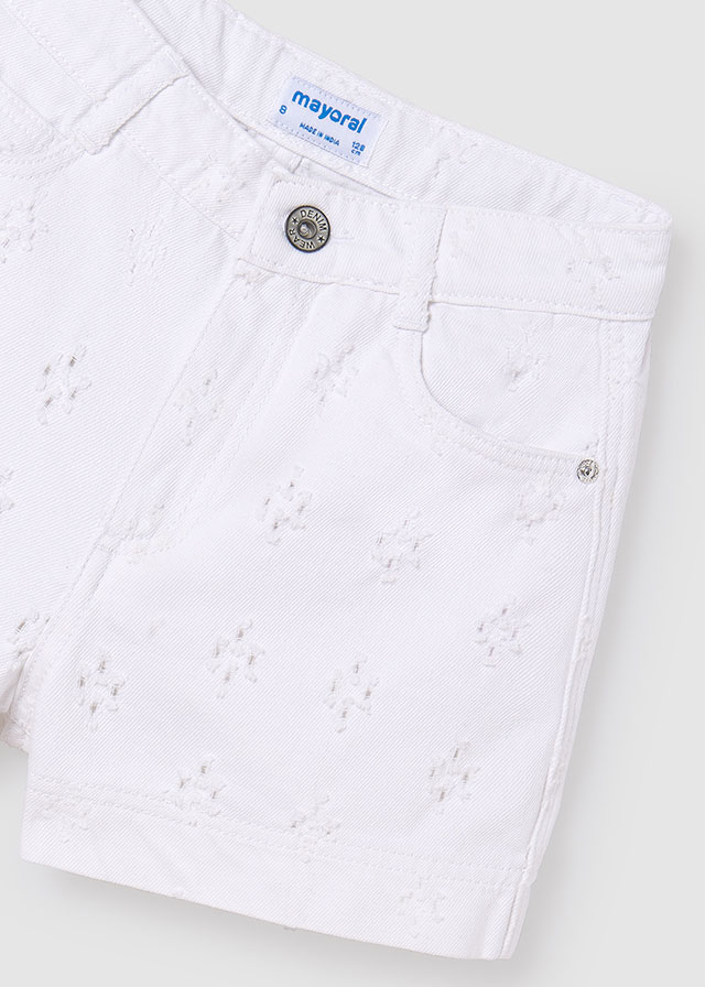 Dievčenské nohavice krátke - MYRL - twill