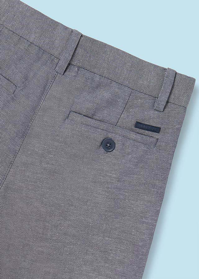 Chlapčenské nohavice krátke - MYRL - linen