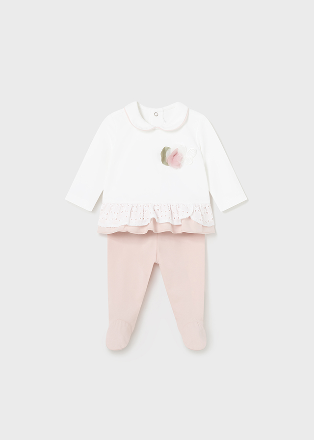 Dievčenská súprava - MYRL - 2-set - Newborn Flower Set Better Cotton