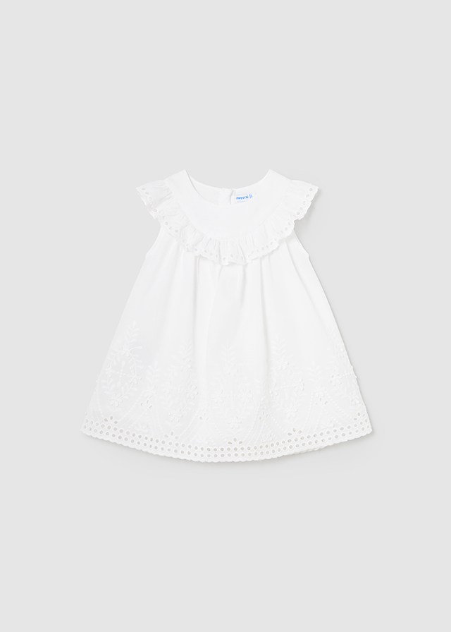 Dievčenské šaty - MYRL - Embroidered Poplin Dress