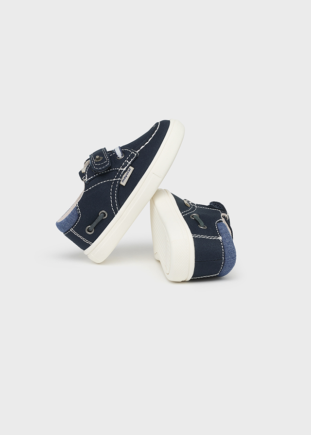 Chlapčenská vychádzková obuv - MYRL - Baby Sporty Boat Shoe