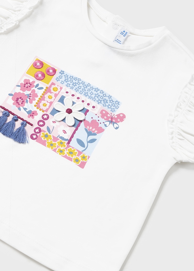 Dievčenské tričko s krátkym rukávom - MYRL -  Applique T-Shirt