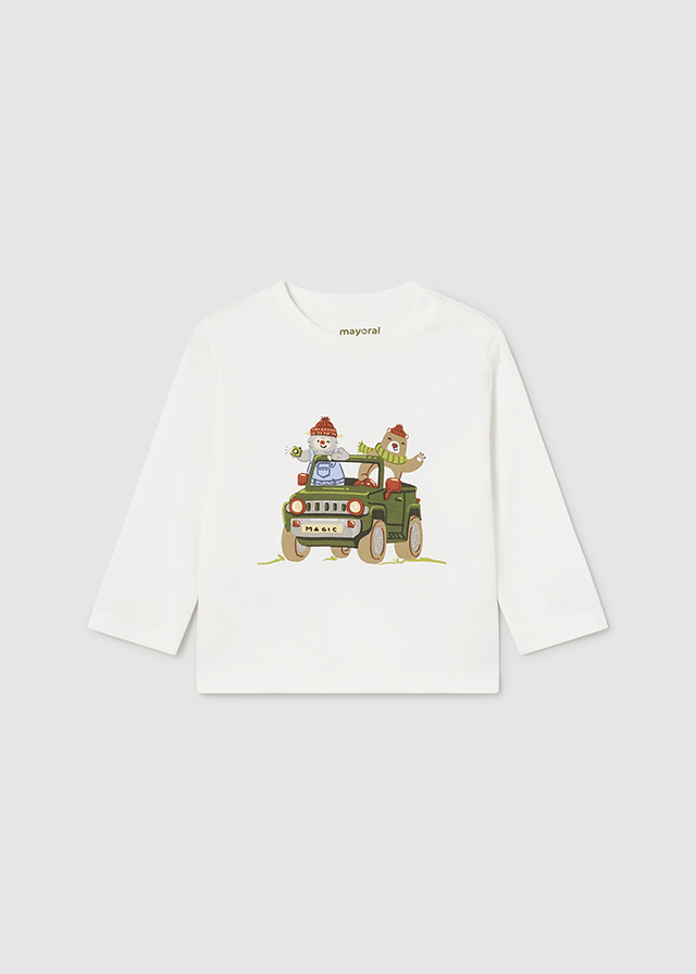 Chlapčenské tričko s dlhým rukávom - MYRL -  Car T-Shirt