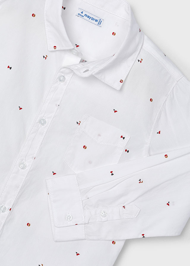 Chlapčenská košeľa s dlhým rukávom - MYRL - Boy Print Shirt