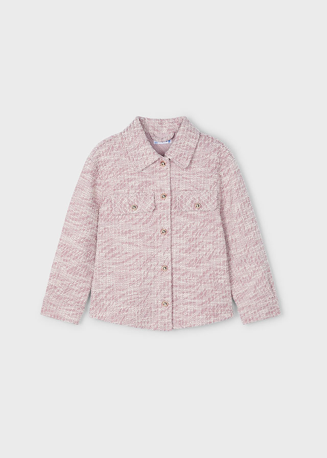 Dievčenský  kabátik - MYRL - na prechodné obdobie - Tweed Overshirt