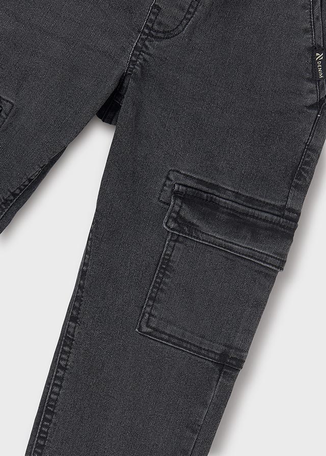 Chlapčenské  nohavice - MYRL - Denim Cargos