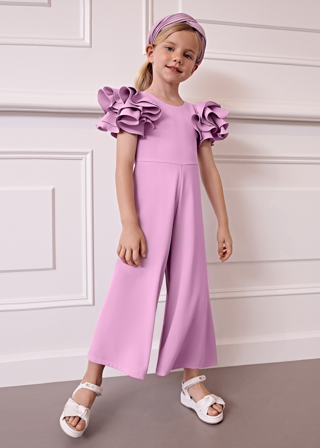 Dievčenský overal  - Abel&Lula - Crepe Flowy Jumpsuit
