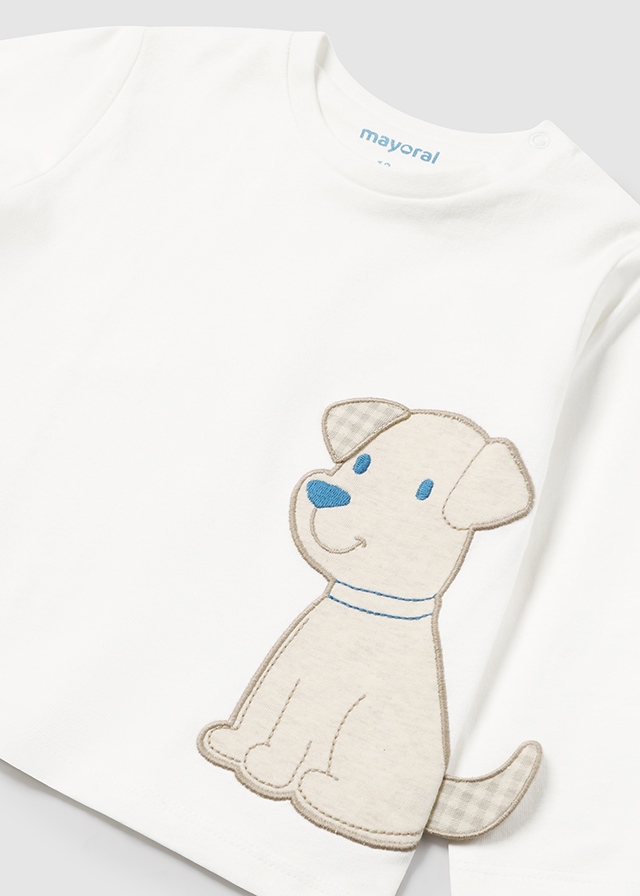 Chlapčenské tričko s dlhým rukávom - MYRL - Interactive Puppy T-Shirt