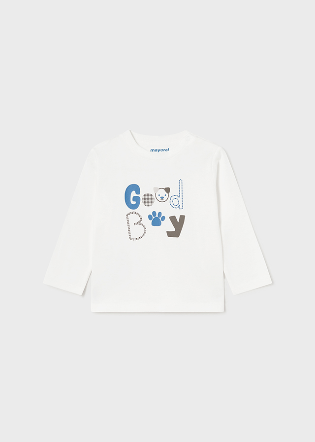 Chlapčenské tričko s dlhým rukávom -2set - MYRL - Set of 2 Puppy T-Shirts