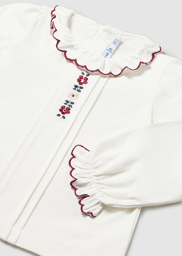Dievčenská blúzka - MYRL - Embroidered Floral Blouse