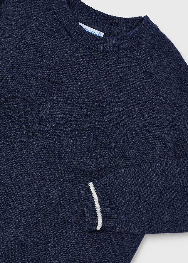 Chlapčenský pulóver - MYRL - Embossed Bike Jumper