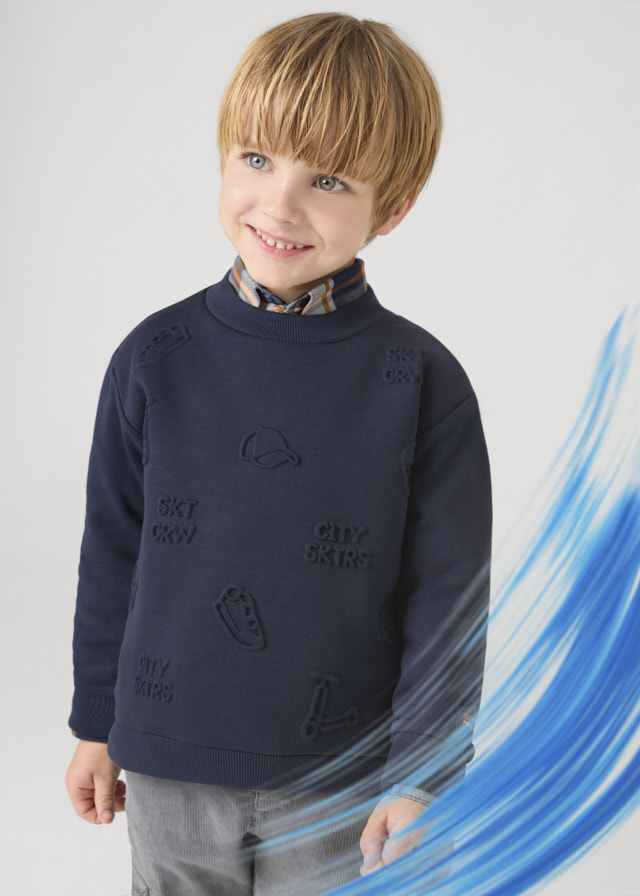 Chlapčenský pulóver - MYRL - Embossed Sweatshirt