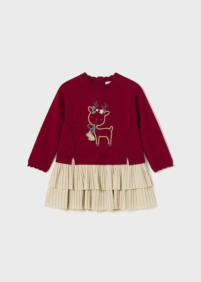 Dievčenské šaty - MYRL - Combined Tricot Dress