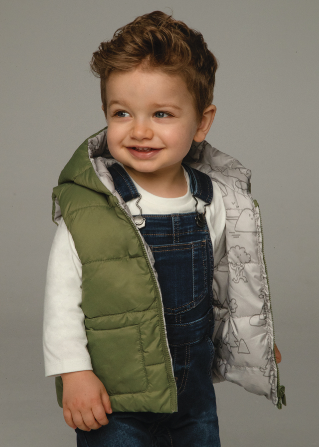 Chlapčenská vesta obojstranná - MYRL - Reversible Padded Gilet