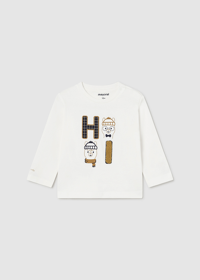 Chlapčenské tričko s dlhým rukávom - MYRL -  Alpaca T-Shirt