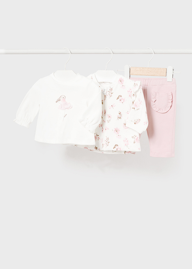 Dievčenská súprava - MYRL - Newborn Girl 3 Piece Set