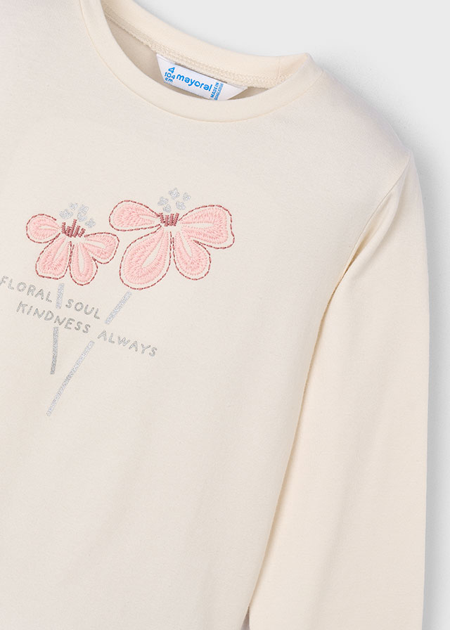 Dievčenské tričko s dlhým rukávom  - MYRL - Basic T-shirt